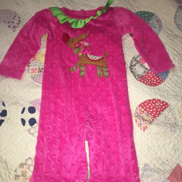 ❤️SOLD❤️ Adorable Mudpie Christmas outfit - Picture 1 of 2